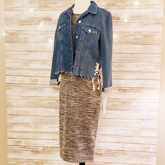 Philosophy sleeveless double strap midi dress Med - Picture 4 of 8